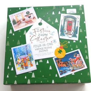 Four Christmas Jigsaw puzzles, 1000 piece each